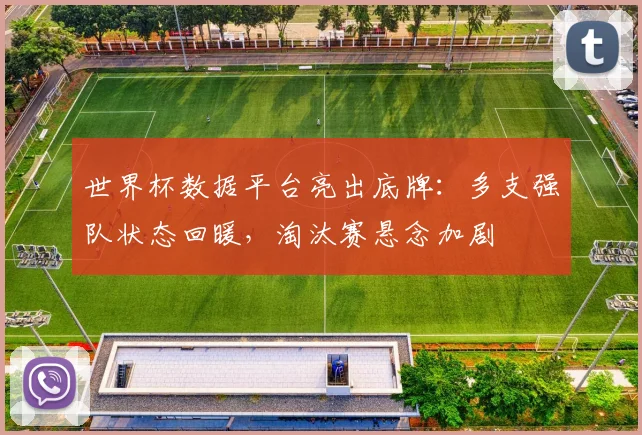世界杯数据平台亮出底牌：多支强队状态回暖，淘汰赛悬念加剧